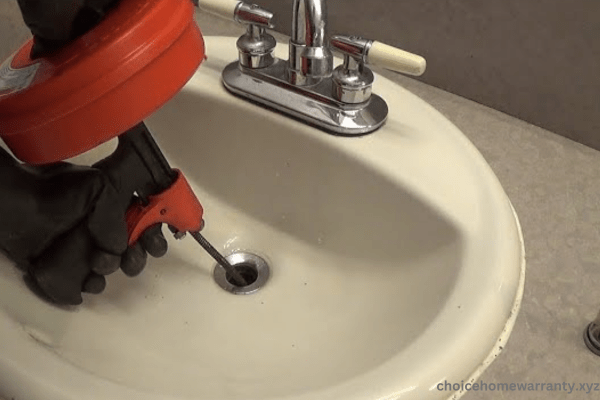 Unclog a bathroom sink with a snake